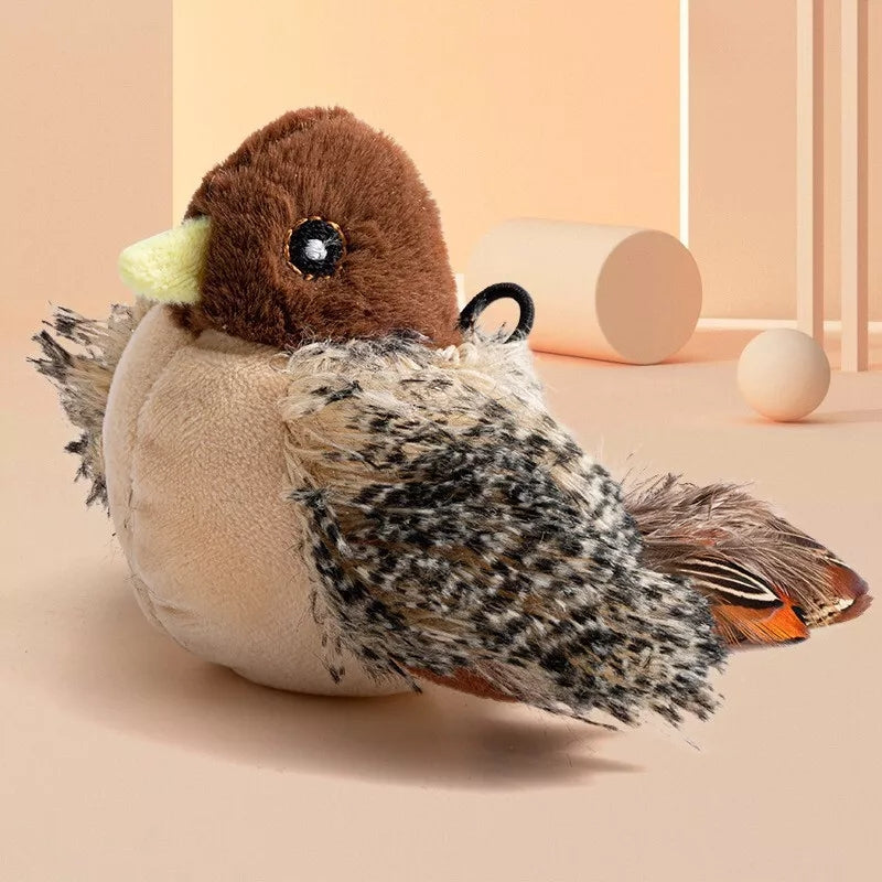 Electronic Chirping Bird Interactive Cat Toy - Cat Toy