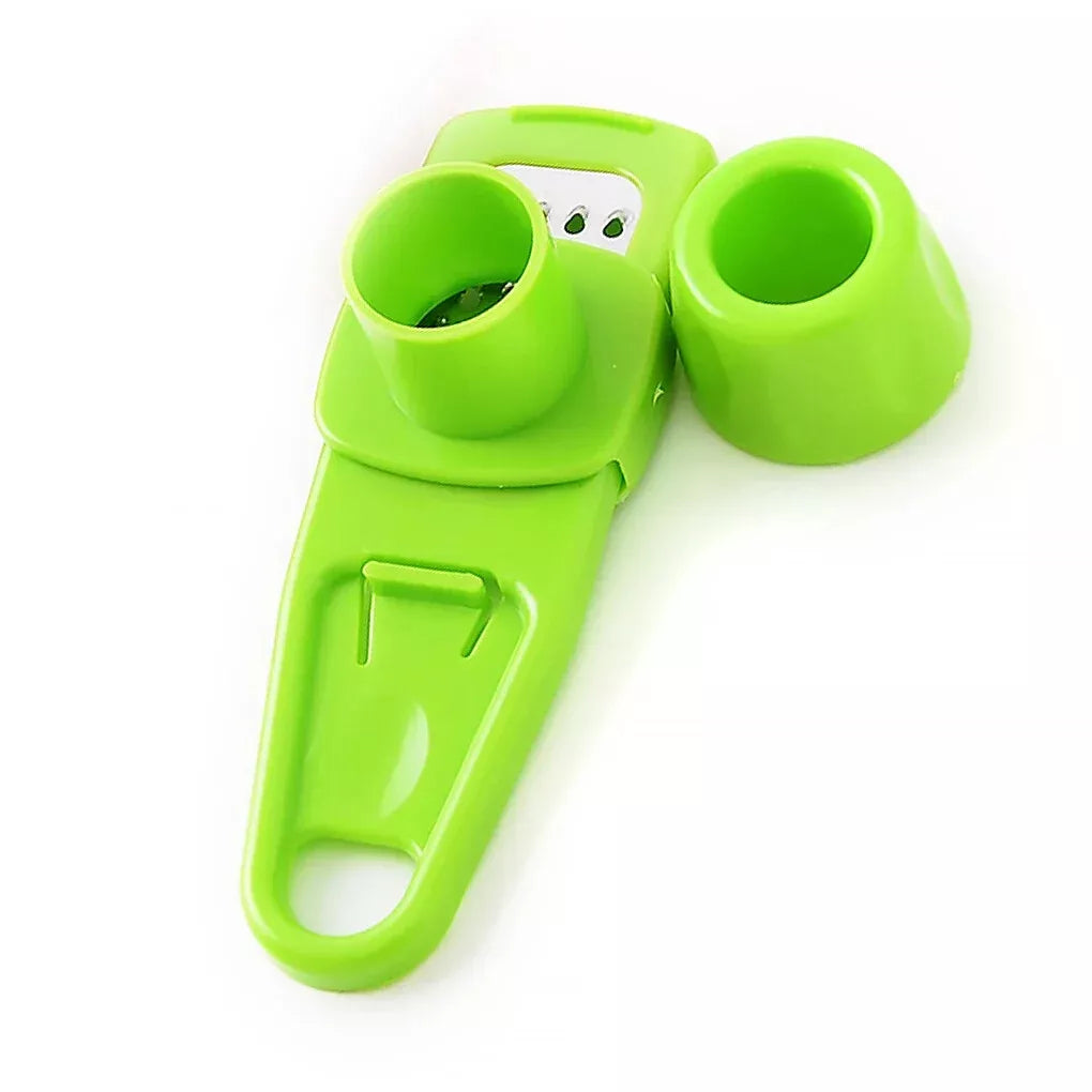 Garlic Press Crusher Stainless Steel Chopper Grinder - Kitchen Tool